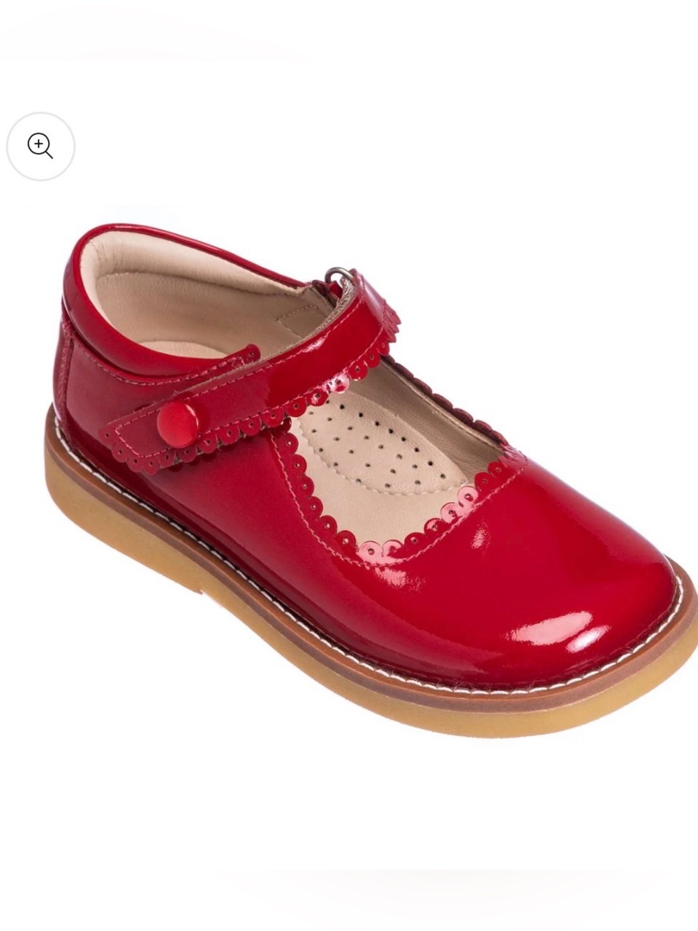 Elephantito Red Patent Leather Mary Jane Shoes Girls Size 9 EU 25